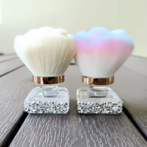 Lilanglam Luxurious Nail brush with diamond Advanced acrylic nail brush with diamond soft hair brush Cat Claw Nail Tool