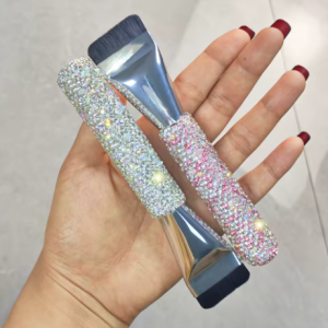 Lilanglam High Appearance Level Foundation Brush Artificial diamond-set One Line Non-powder Flat Head Base Mask Brush